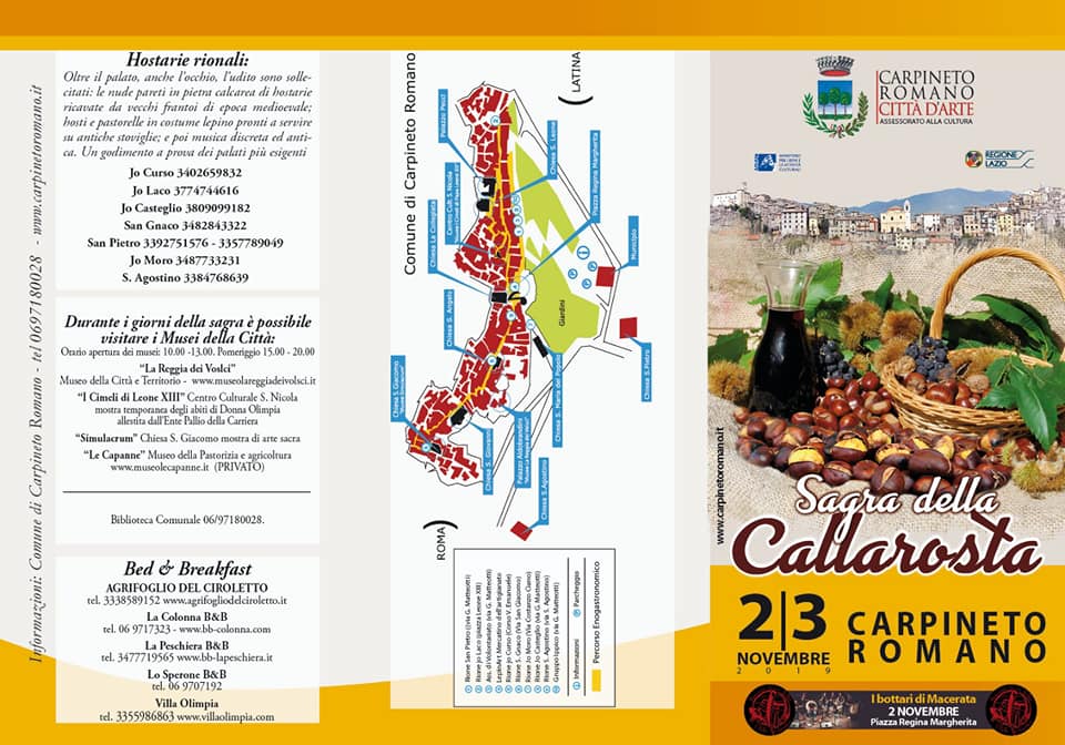 Locandina Festival del Folklore nei Lepini — edizione 2019 (2/3)